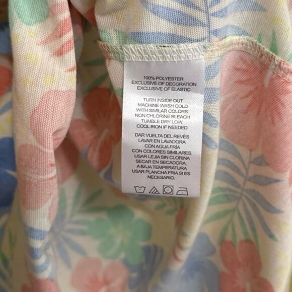 Sweet Butterfly Maxi Dress Youth Girls L 14/16 Floral Ruffle Cap Sleeve High Low - Picture 4 of 5